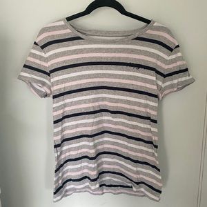 Tommy Hilfiger Gray Striped Top